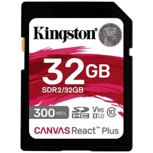 Kingston Canvas React Plus sd kartica 32 GB Class 10 UHS-II slika