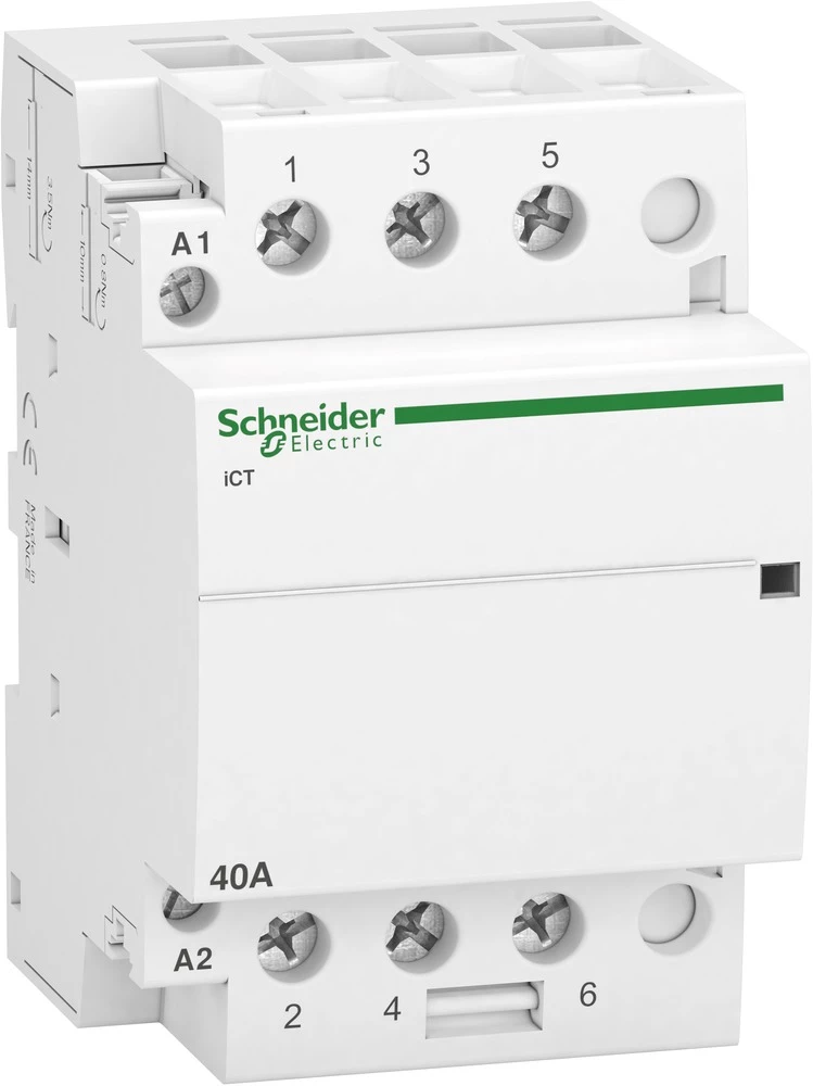 Schneider Electric A9C20843 Instalacijski kontaktor 1 ST 3 zatvarač 2.1 W 400 V/AC 40 A slika