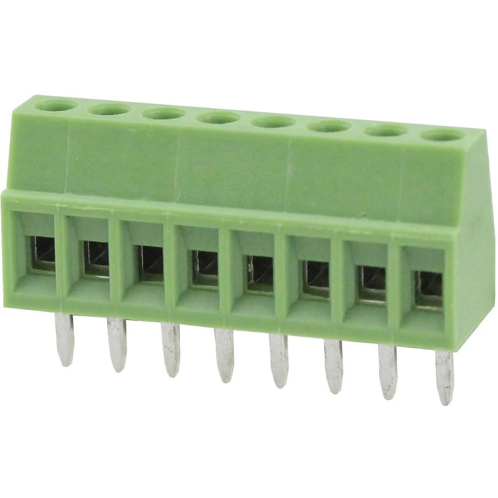 Degson Vijčana blok spojka 0.82 mm&sup2; Broj polova 5 Zelena 50 ST slika