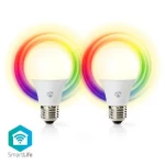 Nedis Smartlife | WiFi LED Žarulja | RGB i Toplo Bijela | E27 | 2 komada