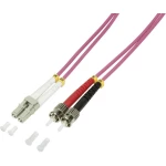 LogiLink FP4LT10 Glasfaser svjetlovodi priključni kabel 50/125 µ Multimode OM4 10.00 m