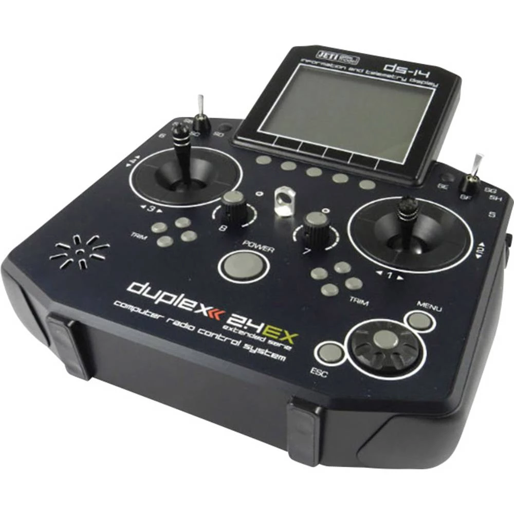 Jeti DS-14 Multimode Ručni daljinski upravljač 2,4 GHz Broj kanala: 14 slika