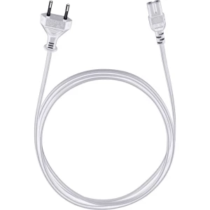Struja Priključni kabel [1x Europski muški konektor - 1x Ženski konektor za manje uređaje C7] 3 m Bijela Oehlbach slika