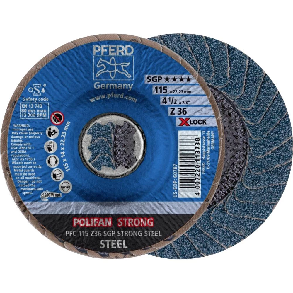 PFERD 67788016 PFERD preklopni disk promjer 115 mm    10 St. slika