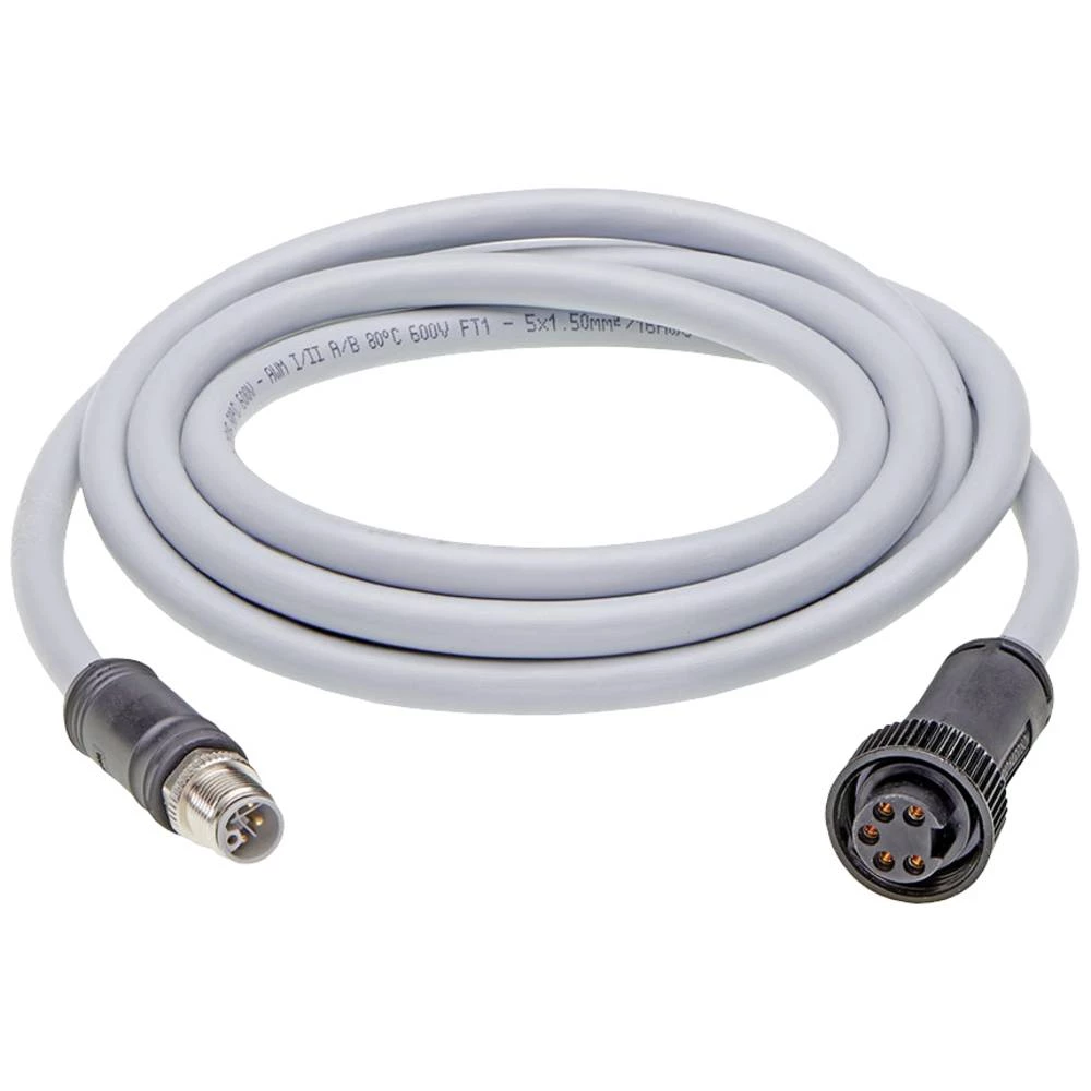 Molex 1205050106 utični konektor za senzor/aktivator, konfekcionirani ravni muški konektor, žženski konektor, ravni 5 m slika