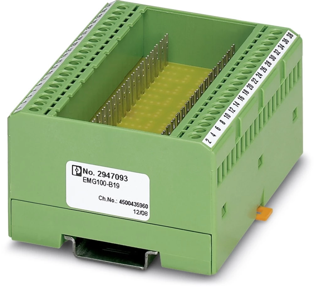 Kućište za DIN-letvu, umjetna masa Phoenix Contact EMG100-B19 2 kom. slika