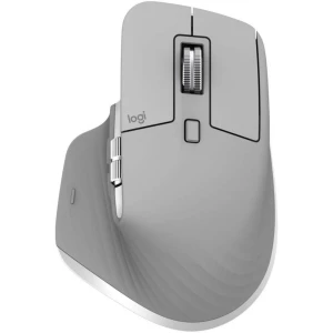 Logitech MX Master 3 Advanced Bluetooth miš Optički Ergonomski, Staklena površina, Ugrađeni kotačić za pregled Siva slika