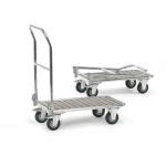 Fetra Hauptartikel 1134 kolica s platformom sklopivi aluminij Opterećenje (maks.): 150 kg