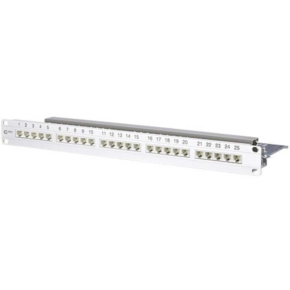 25 ulaza Mreža Patch panel Metz Connect 130814-E CAT 3 1 U slika