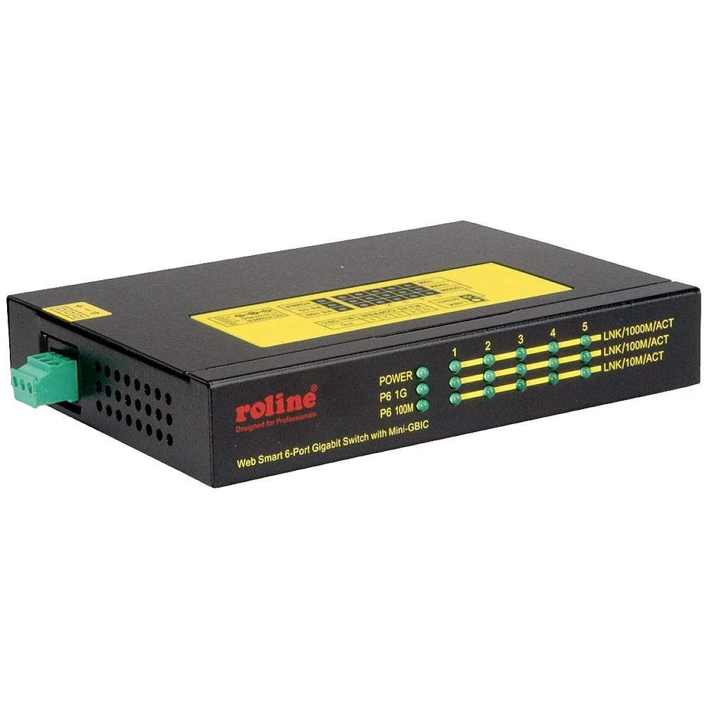 Roline 21.13.1162 mrežni preklopnik 10 / 100 / 1000 MBit/s slika
