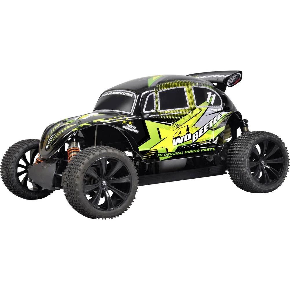 FG Modellsport Beetle Pro 1:6 RC model automobila Benzin Buggy 4WD RtR 2,4 GHz Uklj. baterija, punjač i odašiljačka baterije slika