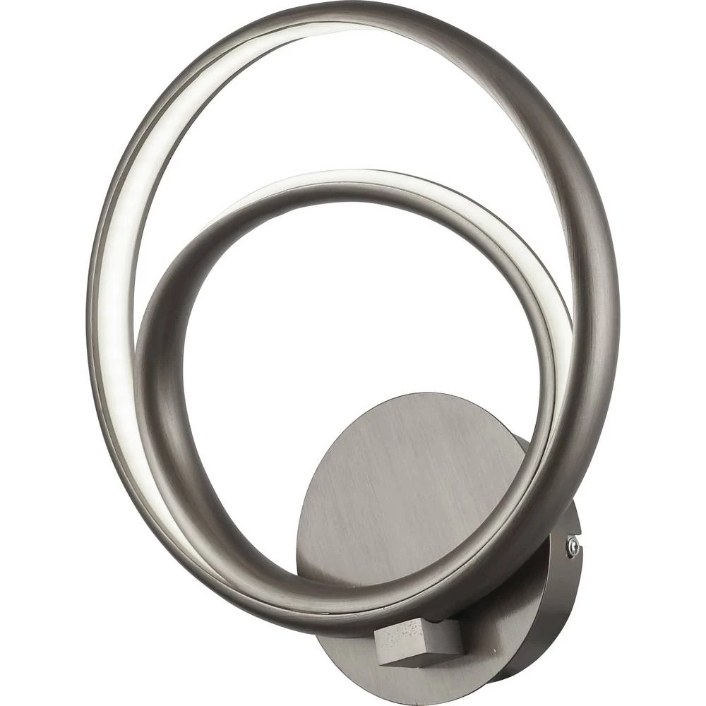 WOFI Collin 2flg 4480.02.64.8000 LED zidna svjetiljka 12 W nikal (mat) slika