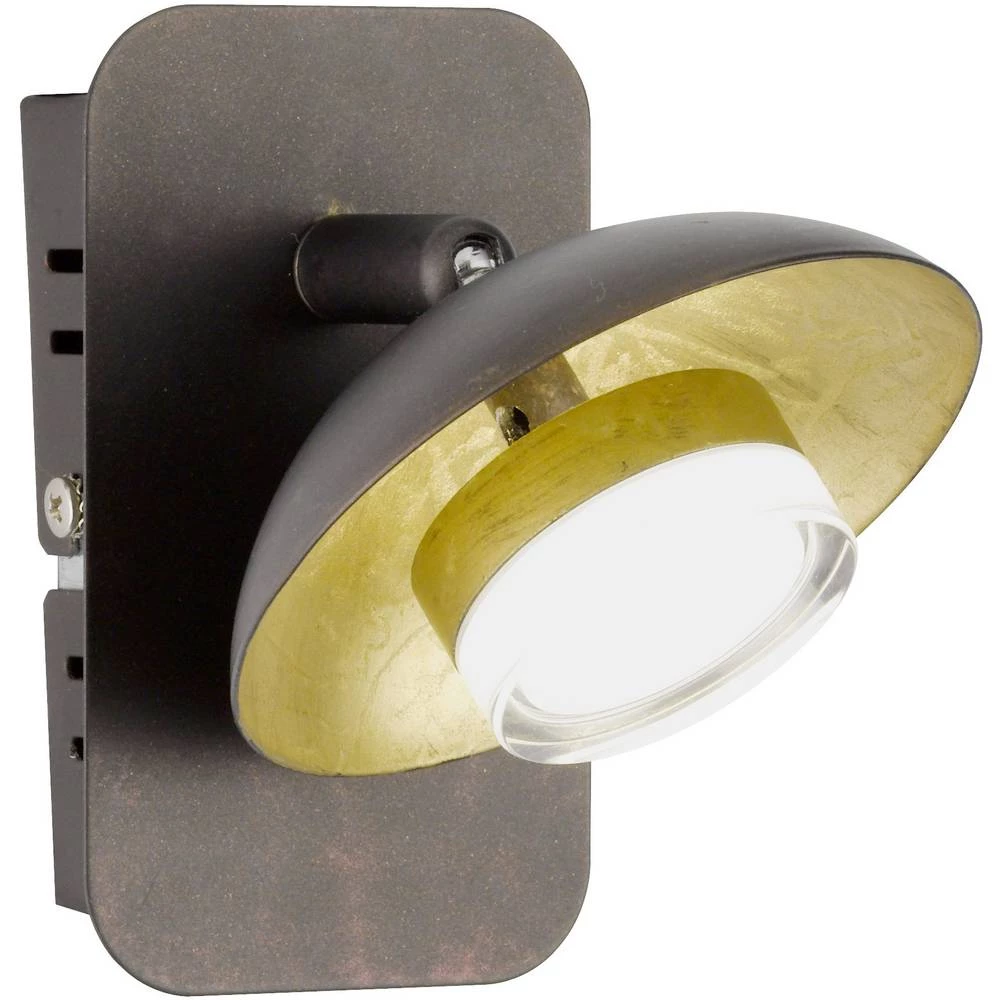 LED stropni reflektor 7.20 W Toplo-bijela WOFI VICENZA 4372.02.23.7000 Smeđa boja slika