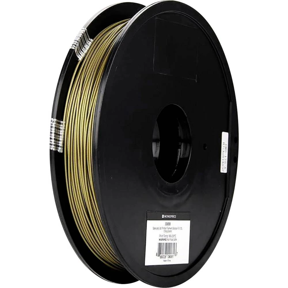 Monoprice    133898    Spezial-3D Bronzefüllung    3D pisač filament            1.75 mm    500 g    brončana boja        1 St. slika