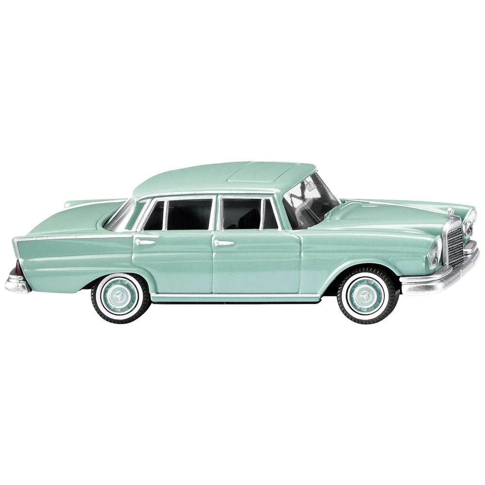 Wiking 0824 10 h0 Mercedes Benz 220 S - pastelno tirkizna slika
