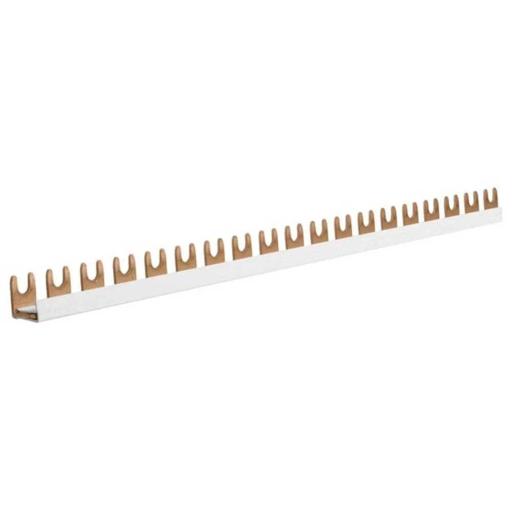 Fazna šipka 1-polni viličasti priključak 16qmm 80A 57 modula Hager KDN180B fazna šina 1000 mm 1 St. slika