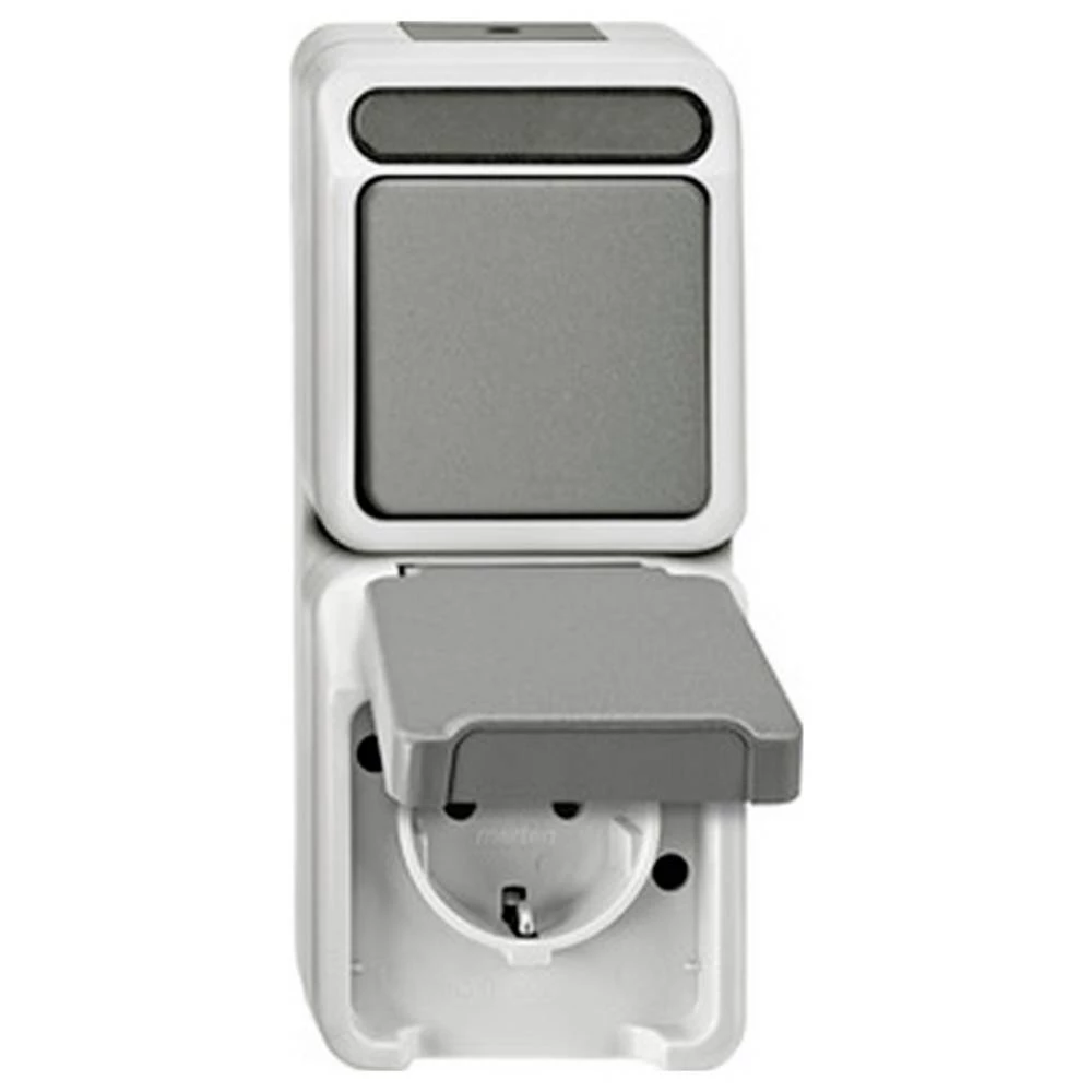 Merten potpuni utičnica, izmjenični prekidač MEG3495-8029 1 kom. slika
