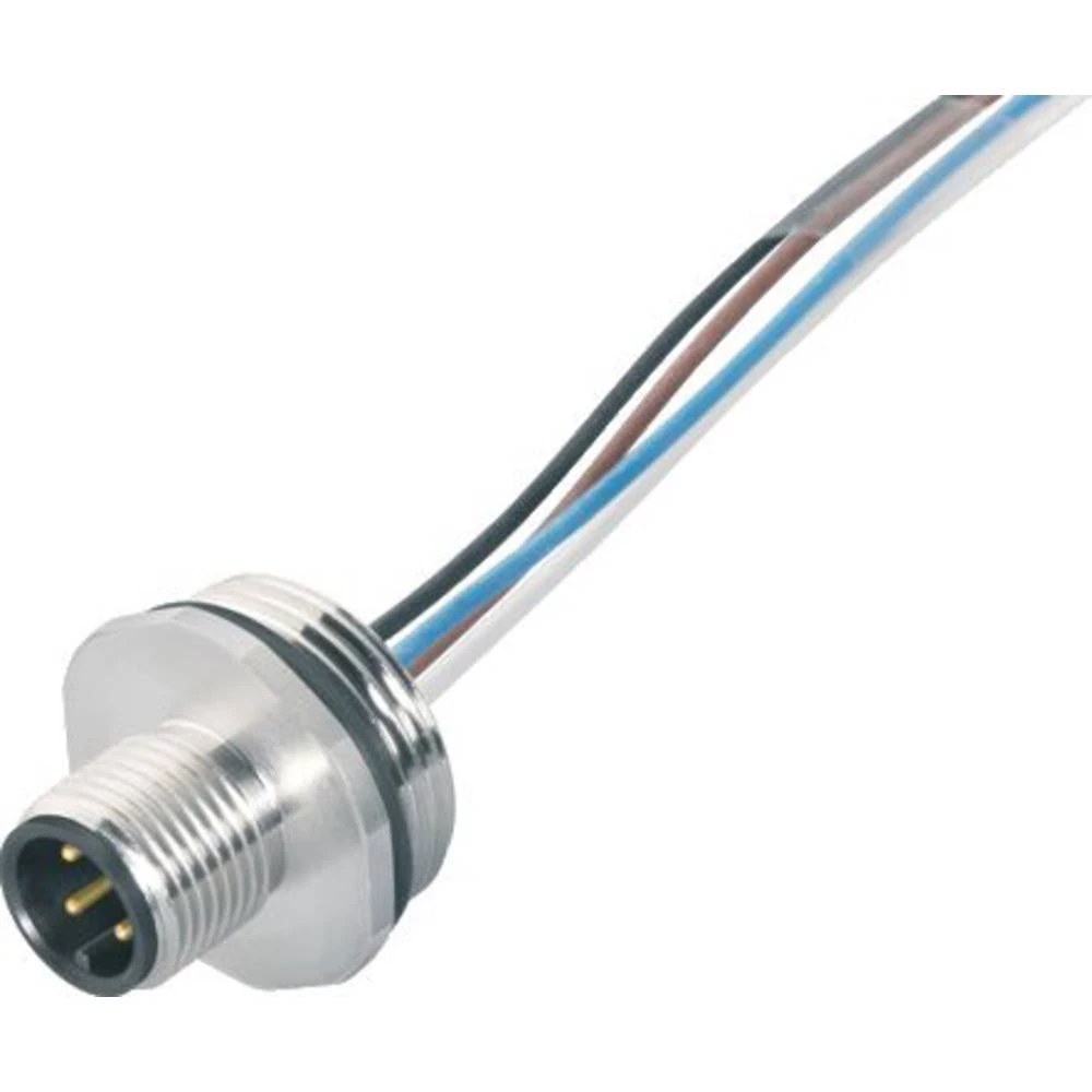 binder 76 0431 0111 00008-0200-20 utični konektor za senzor/aktivator, nekonfekcionirani muški konektor za prirubnicu Br slika