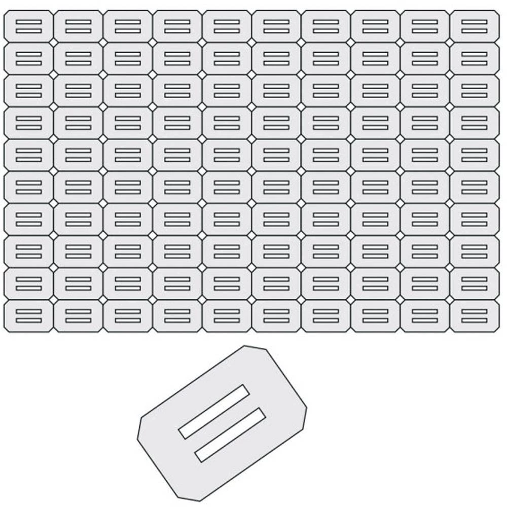 Patentna šarka Pravokutne Sintetička vuna EXTRON Modellbau (D x Š) 17 mm x 10 mm 100 ST slika