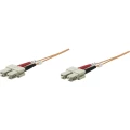 Staklena vlakna Svjetlovodi Priključni kabel [1x Muški konektor SC - 1x Muški konektor SC] 62,5/125 µ Multimode OM1 2 m In slika