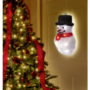 LED-slika za prozor snjegović hladna bijela LED Polarlite LBA-52-006 šaren slika