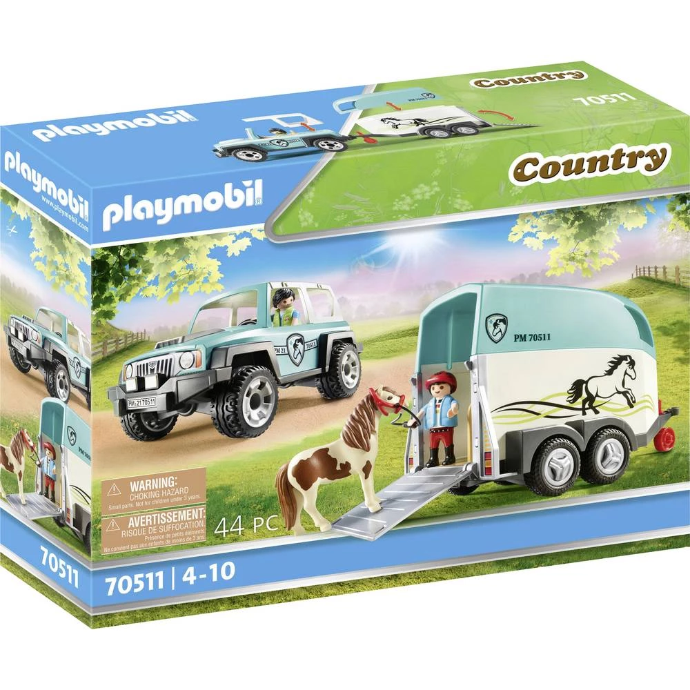 Playmobil® Country Automobil s prikolicom za ponija 70511 slika