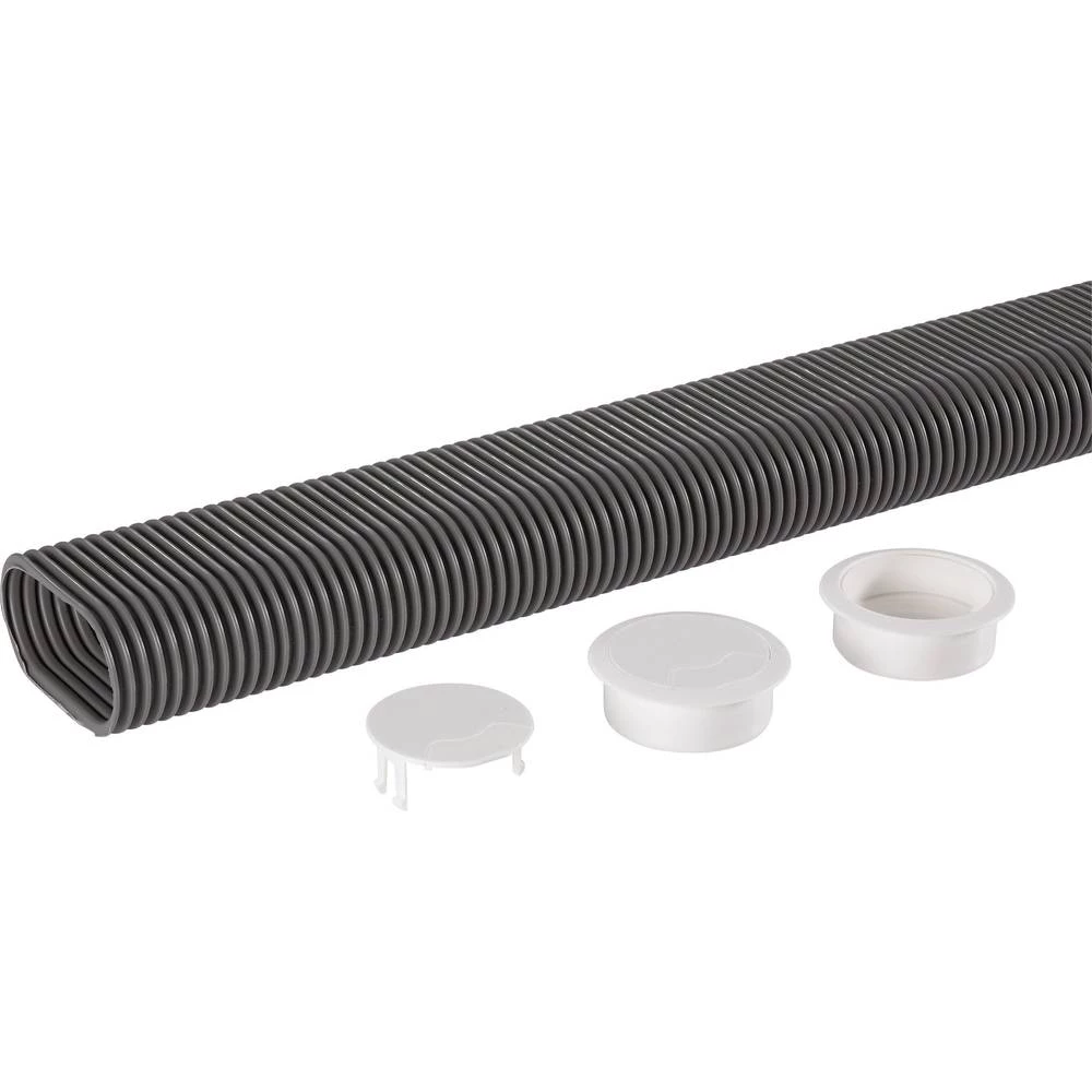 29410092 multimedijalna ovalna cijev za kablove NW 92x50 mm siva slika