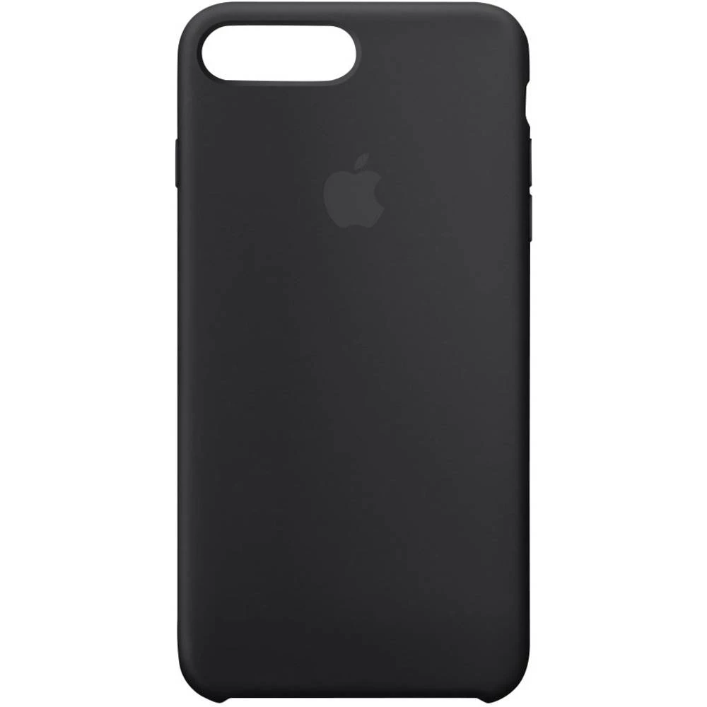iPhone stražnji poklopac Apple Silicone Case Pogodno za: Apple iPhone 8 Plus, Apple iPhone 7 Plus, Crna slika