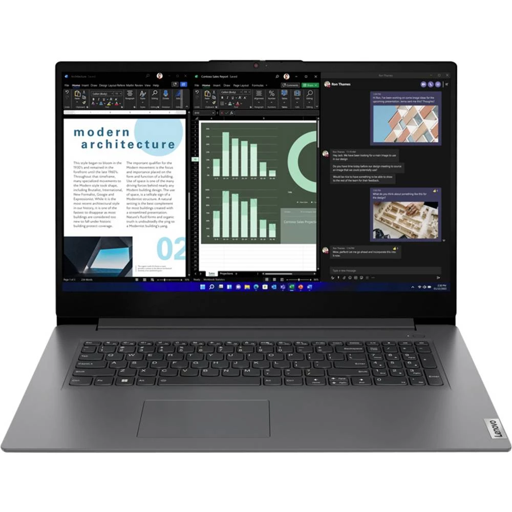 Lenovo Notebook V17 G4 43.9 cm (17.3 palac) Full HD Intel® Core™ i7 i7-13620H 16 GB RAM 512 GB SSD njemačka, qwertz Nije slika