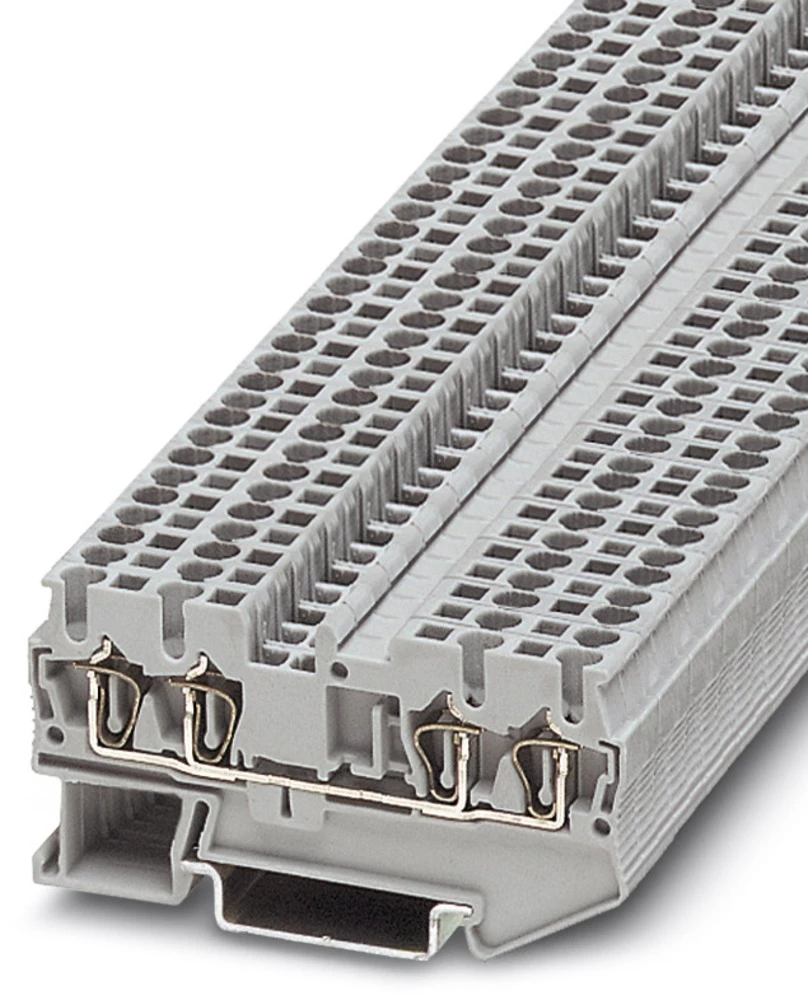 Redna stezaljka ST 2,5-QUATTRO-BE BK crne boje Phoenix Contact 50 kom. slika