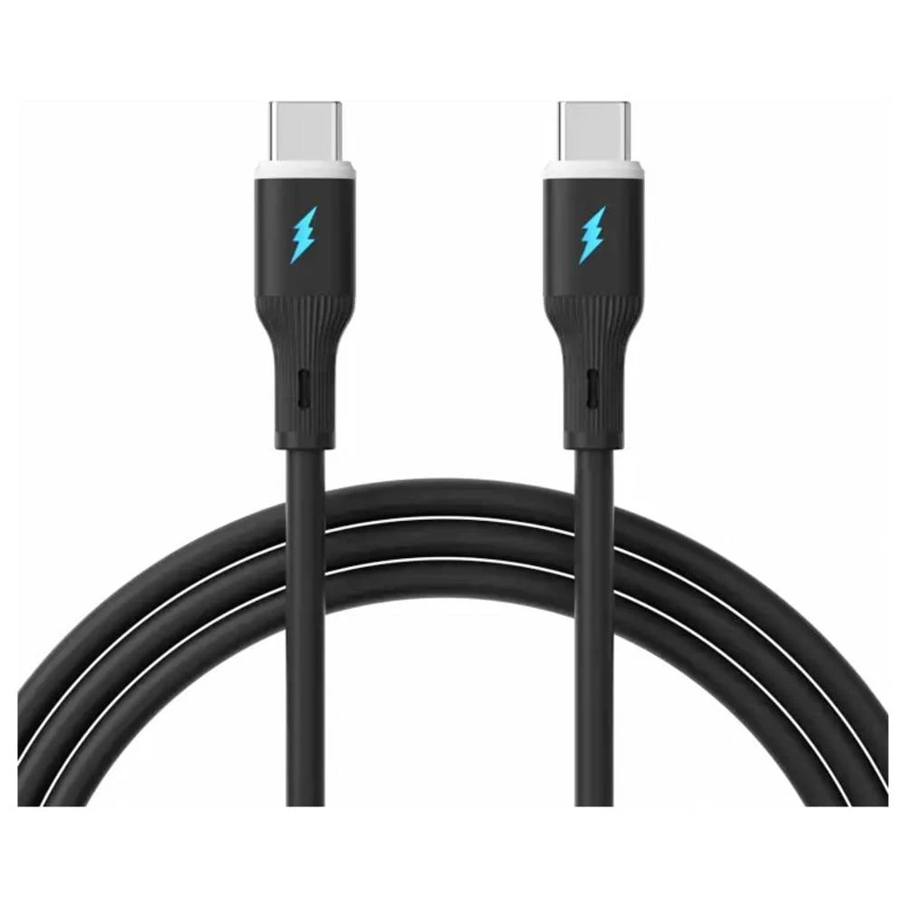 Akyga USB kabel USB-C® utikač, USB-C® utikač 1 m crna AK-USB-67 slika