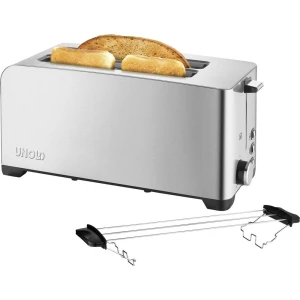 Dvostruki toster s dugom rupom S grijačem Unold 38356 Plemeniti čelik slika