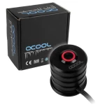 Alphacool Powerbutton s gumbom, 19 mm (crveno osvijetljen) - Deep Black Alphacool 17434 kabel za powerbutton crna, crvena