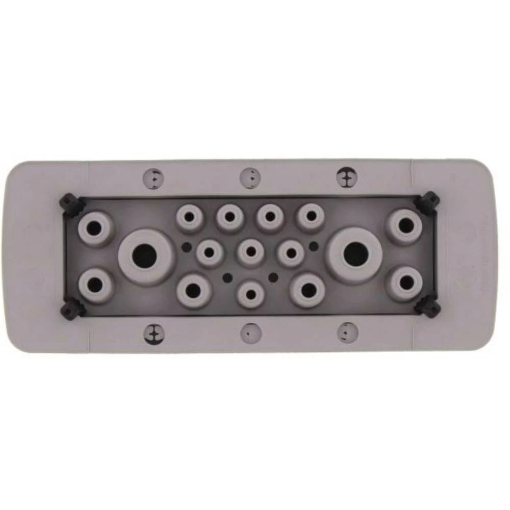 CONTA-CLIP KES-R 16/24 GR kabelska uvodnica    Debljina ploče (maks.) 2 mm poliamid 6.6 siva 10 St. slika