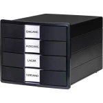 HAN IMPULS KARMA 10128-13 kutija s ladicama crna din a4, din c4 Broj pretinaca za uvlačenje: 4