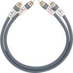 Oehlbach Cinch Audio Priključni kabel [2x Muški cinch konektor - 2x Muški cinch konektor] 2.50 m Antracitna boja pozlaćeni konta