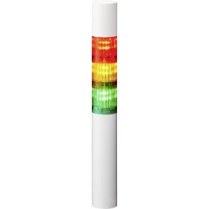 Signalni toranj LED Patlite LR4-3M2WJBW-RYG 3-bojno, Crvena, Žuta, Zelena 3-bojno, Crvena, Žuta, Zelena Žmigavac, Stalno svjetlo slika