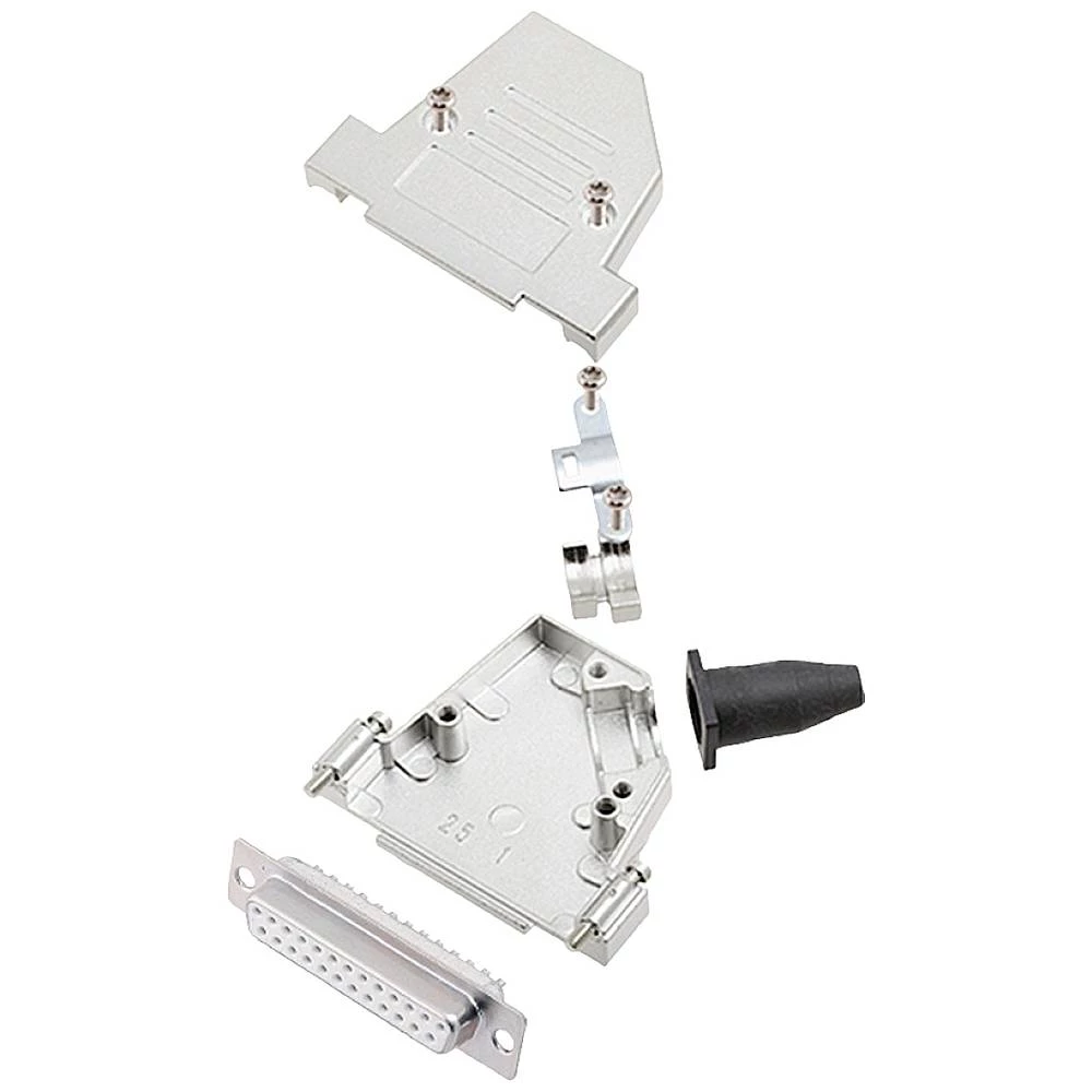 Višestruki ženski konektor D-SUB komplet 45 ° Broj polova: 25 Lemni kup encitech DTSL25-SJSRG-S-DMS-W-K 1 ST slika