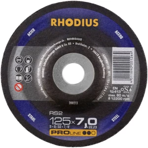 Ploča za grubu obradu s glavom 115 mm 22.23 mm Rhodius RS2 200184 1 ST slika