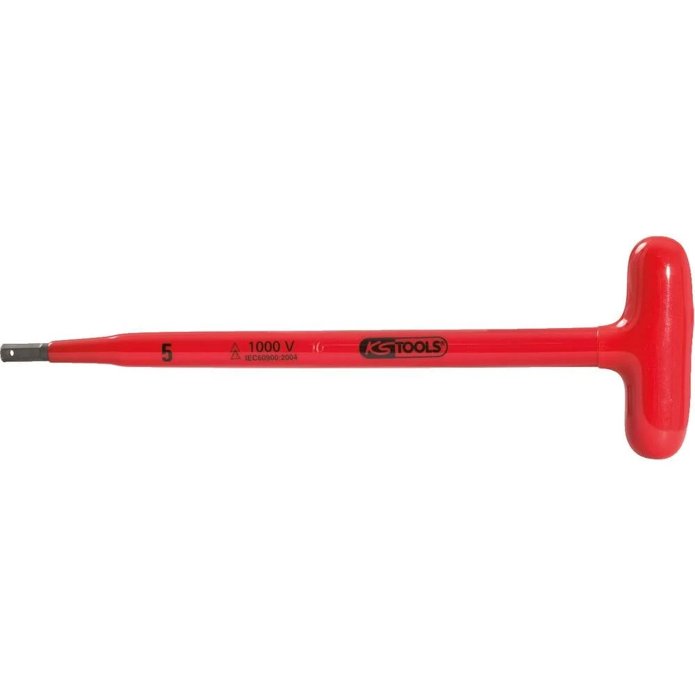 T-ručica imbus ključ sa zaštitnom izolacijom, 5x200 mm KS Tools 117.1679 slika