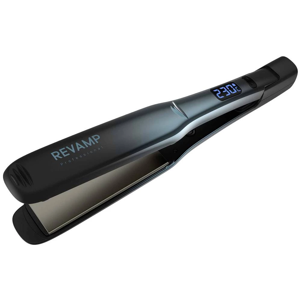 Revamp Progloss Wide Ultra X Shine keramičko glačalo za ravnanje kose ST-2000 Revamp Progloss™ Wide Ultra X glačalo za kosu crna slika