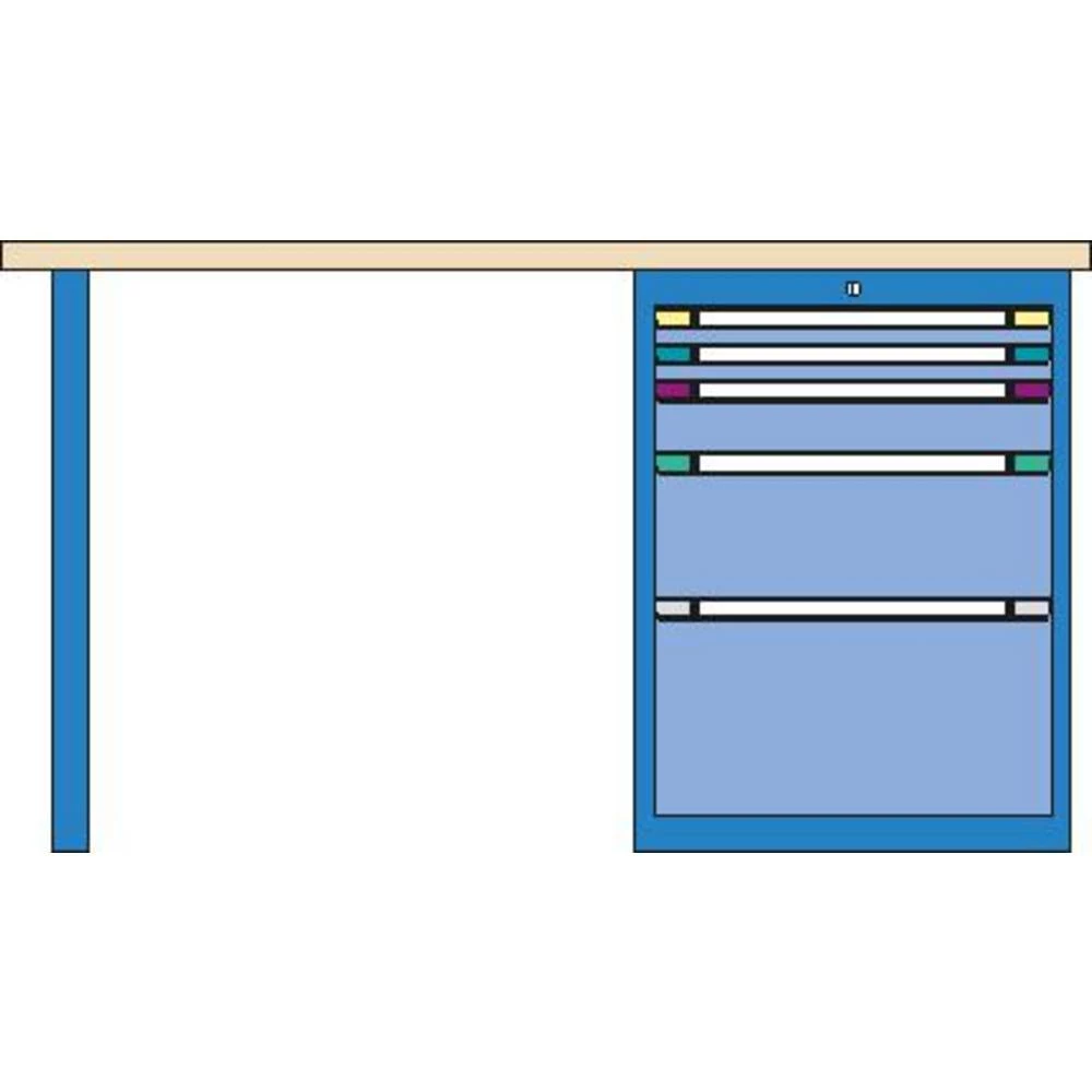 Thur-Metall 84522333_1566 radna tezga (Š x V x d) 1500 x 840 x 700 mm slika