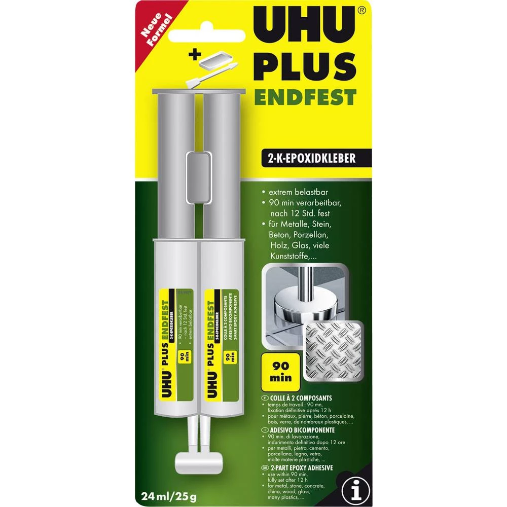 UHU PLUS ENDFEST dvokomponentna ljepila 45585 25 g slika