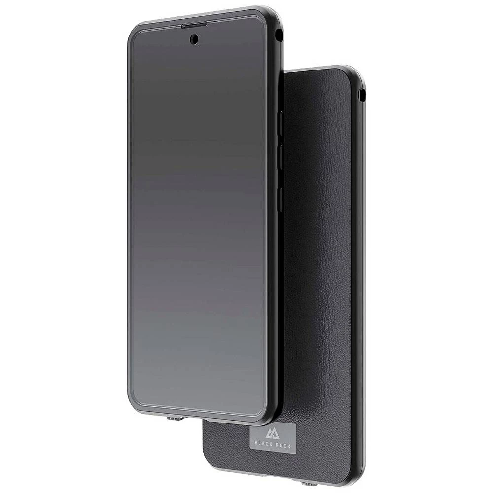 Poklopac 360° staklo za Samsung Galaxy S22 (5G), Premium koža, crna Black Rock 360° etui Samsung Galaxy S22 crna slika