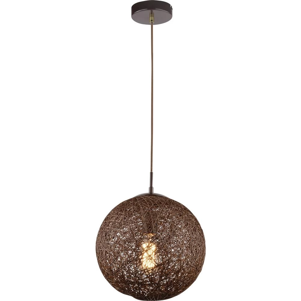 Viseća svjetiljka LED E27 60 W WOFI Bilbao 6202.01.52.6300 Smeđa boja slika