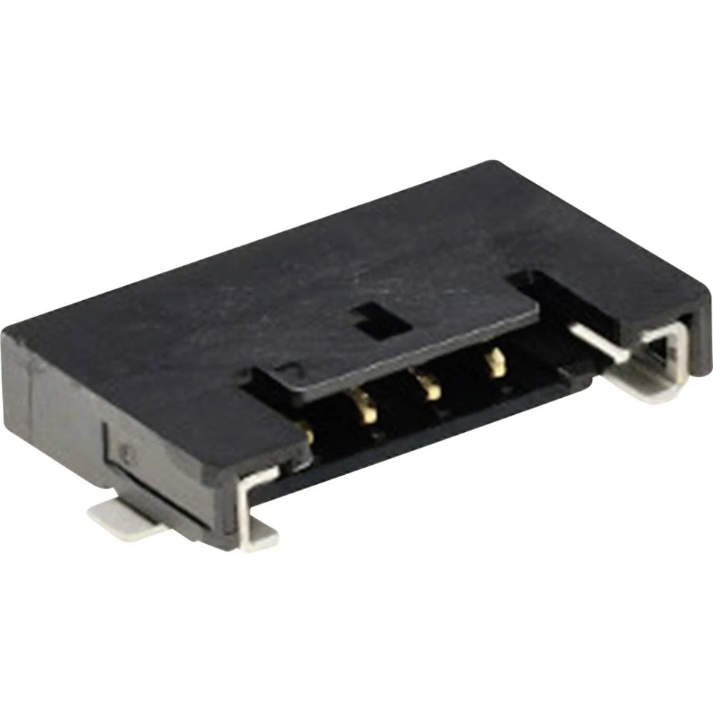 Molex ugradna standardna letva s muškim kontaktima Ukupan broj polova 4 Raster: 1 mm 5037630491 1 St. Tape on Full reel slika
