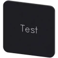 Siemens 3SU1900-0AF16-0DV0 ploča za natpise kvadratan (Š x V) 22 mm x 22 mm Test crna, bijela 10 St. slika