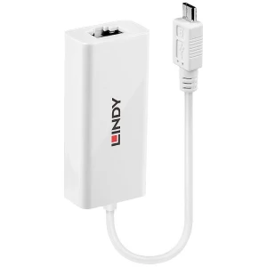 LINDY  mrežni adapter 480 MBit/s #####Micro USB-B, LAN (10/100 MBit/s), RJ45 slika