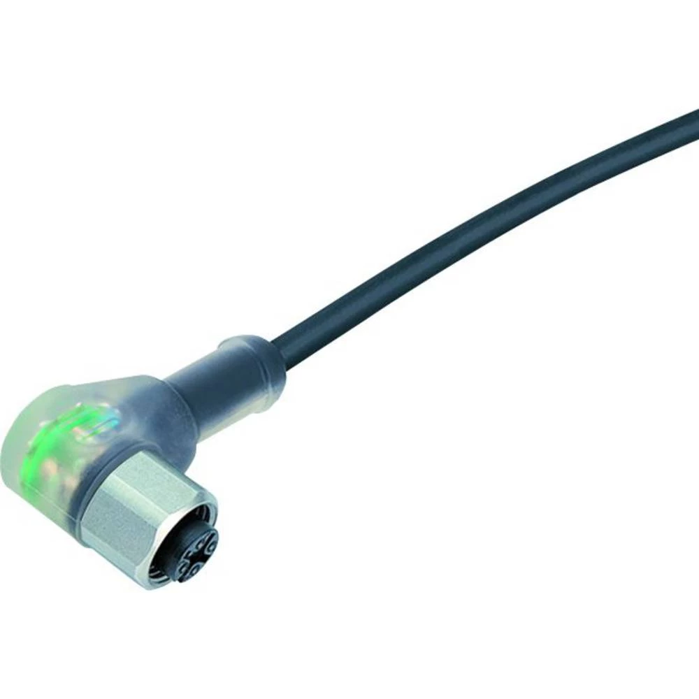 binder 77 3834 0000 50004-1000-20 utični konektor za senzor/aktivator, konfekcionirani ženski konektor, kutni 10 m Broj slika