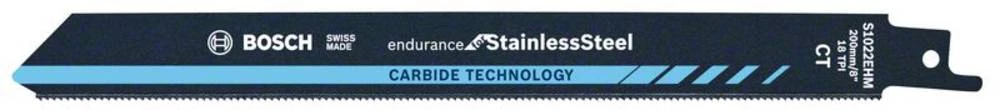 List sabljaste pile S 1022 EHM, izdržljivost za nehrđajući čelik Bosch Accessories 2608653098 slika